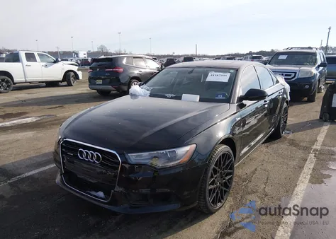 2014 Audi A6 3.0T Premium Plus из США, поврежденный, VIN WAUFGAFC0EN045606